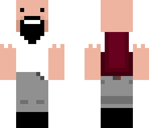 notch in white polo shirt