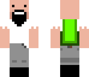 notch in white polo shirt and green cap