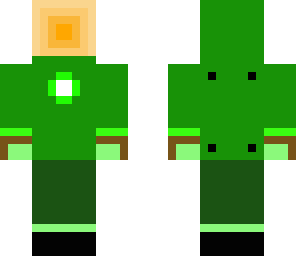 donut in emerald suit