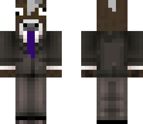cow in a suit