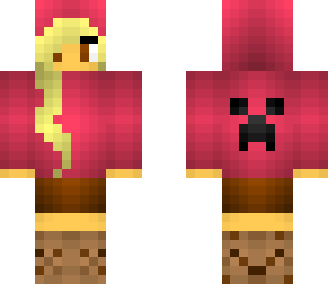 blonde creeper hoodie girl