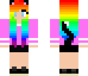 rainbow girl