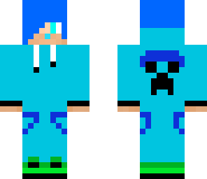 blue teenager