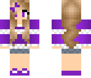 cute purple girl 