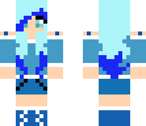 blue girl