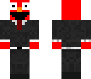 elmo in a suit