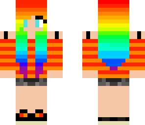 rainbow girl