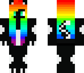 rainbow black cat