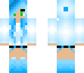 blue girl
