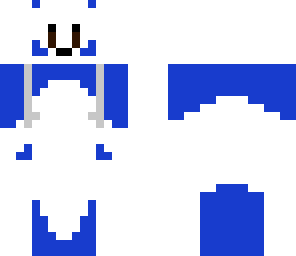blue panda girl