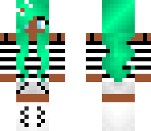 green hair