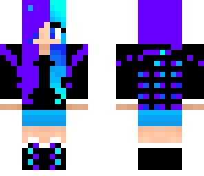 blue and purple dj