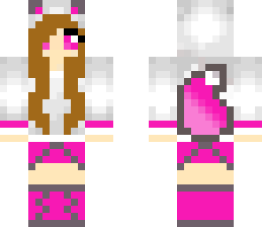 pink fox girl