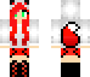 wolf girl red