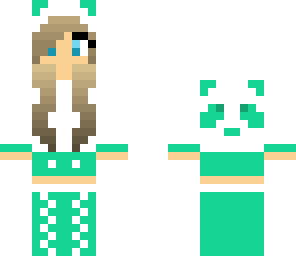 teal panda gurl