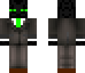 enderman suit with headphones