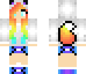 rainbow wolfie