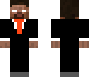 herobrine in a suit
