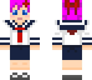 pinkhairjapaneseschoolgirl
