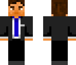 blue tie