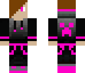 teen pink with headphones