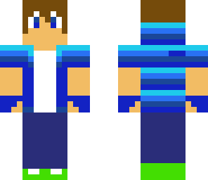 cool blue cyborg