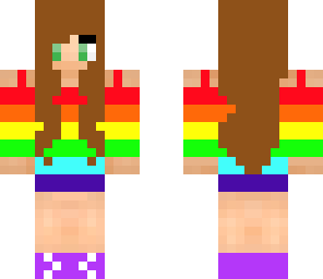 rainbow girl