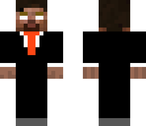 herobrine in a suit