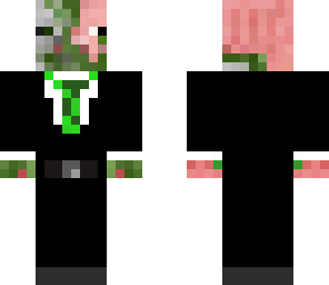 zombie pigman in tuxedo