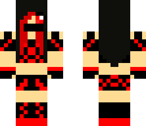ninja girl red