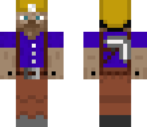 miner with pickaxe