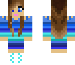 blue striped
