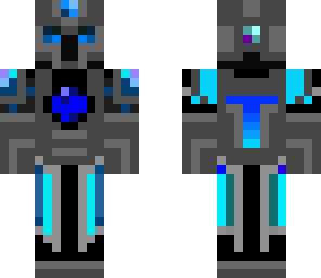 blue power armor