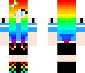 rainbow girl
