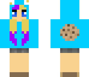 blue cookie girl