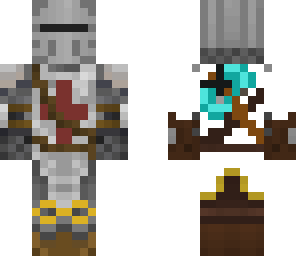 knight with diamond axe