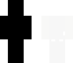 black and white