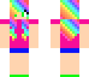rainbow girl