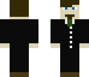 businessman in green tie