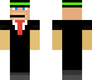 lime banded top hat dude