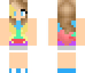 pink rainbow girl