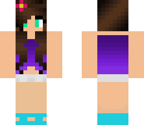 cute purple girl