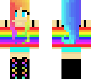 rainbow girl