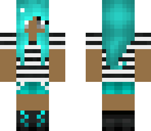 teal hair