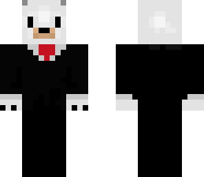 polar bare in a suit