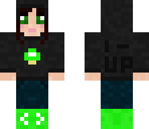 1-up girl with hoodie
