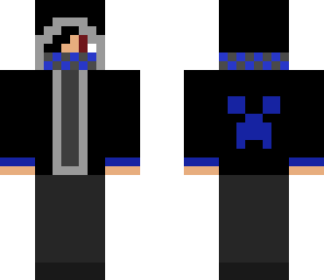 blue creeper hoodie