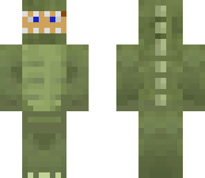 me in a dino suit