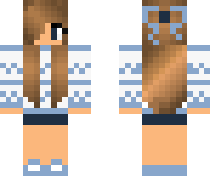 baby blue cute vinter girl