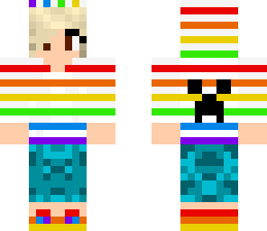 rainbow girl